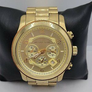 Michael Kors Runway MK8077 Women Stainless Steel A
